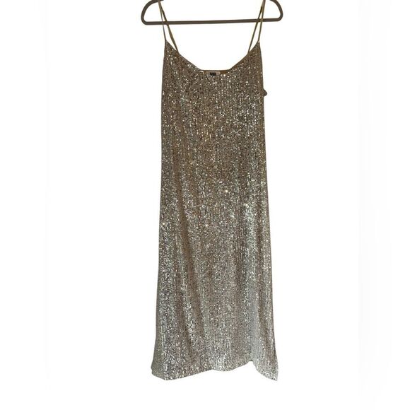 BB Dakota by Steve Madden Sequin Dress Women’s Size Large - Picture 2 of 14